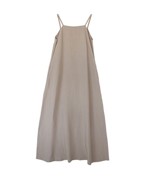 ACYM(アシーム)の「Linen flare maxi ワンピース(ワンピース・レディース・ブラック/ベージュ・FREE)」の20枚目の写真