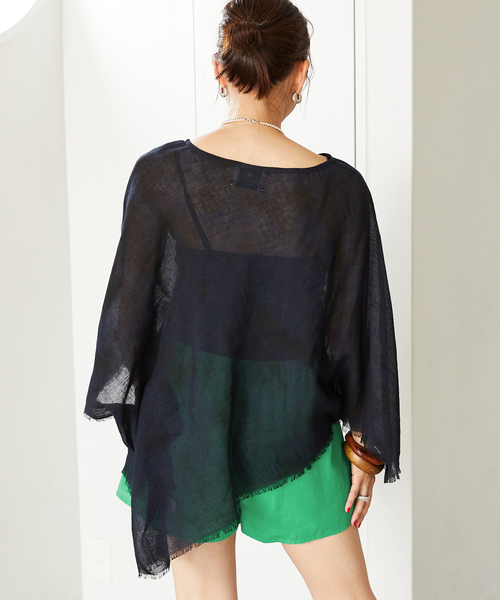 BENARAS BY CITRUS×MAISON N.H PARIS×VERMEIL par iena】poncho