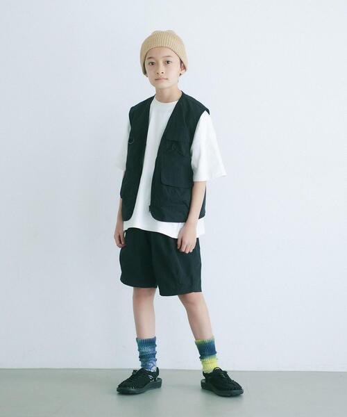 green label relaxing（グリーンレーベルリラクシング）の「TJ H/A ベスト 150cm-160cm - UVカット -（ベスト・キッズ・ブラック/ベージュ・M150/L160）」の19枚目の写真