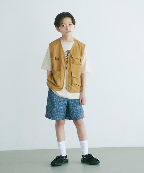 green label relaxing（グリーンレーベルリラクシング）の「TJ H/A ベスト 150cm-160cm - UVカット -（ベスト・キッズ・ブラック/ベージュ・M150/L160）」の8枚目の写真