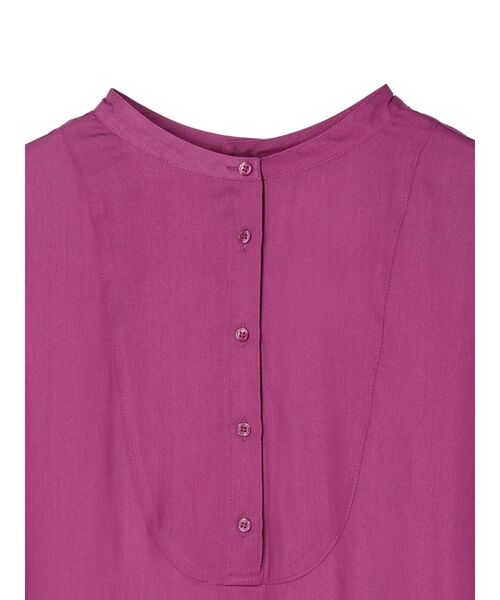 AMERICAN HOLIC(アメリカンホリック)の「バンドカラーバックオープンチュニック(チュニック・レディース・ピンク/マスタード/アイボリー・L/M)」の8枚目の写真