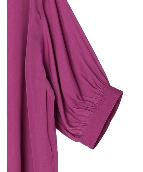 AMERICAN HOLIC(アメリカンホリック)の「バンドカラーバックオープンチュニック(チュニック・レディース・ピンク/マスタード/アイボリー・L/M)」の9枚目の写真