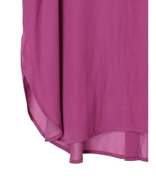 AMERICAN HOLIC(アメリカンホリック)の「バンドカラーバックオープンチュニック(チュニック・レディース・ピンク/マスタード/アイボリー・L/M)」の10枚目の写真