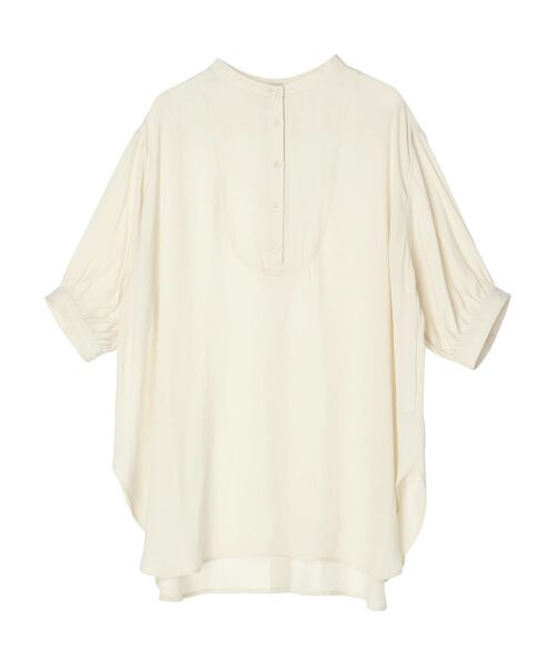 AMERICAN HOLIC(アメリカンホリック)の「バンドカラーバックオープンチュニック(チュニック・レディース・ピンク/マスタード/アイボリー・L/M)」の17枚目の写真