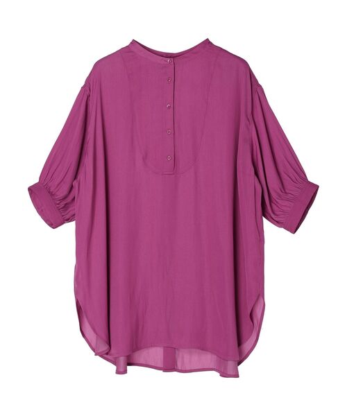 AMERICAN HOLIC(アメリカンホリック)の「バンドカラーバックオープンチュニック(チュニック・レディース・ピンク/マスタード/アイボリー・L/M)」の18枚目の写真