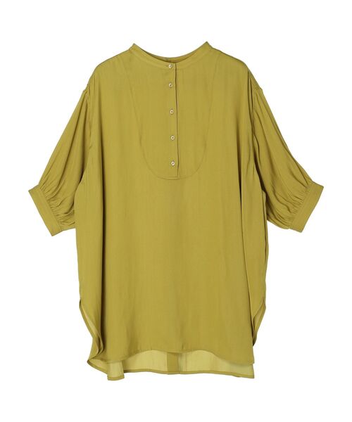 AMERICAN HOLIC(アメリカンホリック)の「バンドカラーバックオープンチュニック(チュニック・レディース・ピンク/マスタード/アイボリー・L/M)」の19枚目の写真