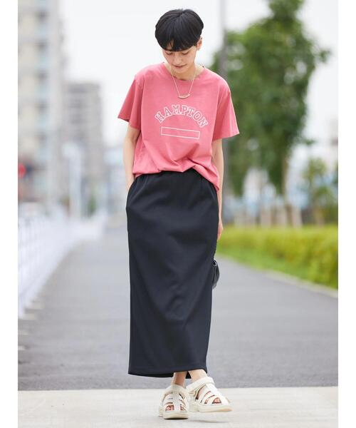 AMERICAN HOLIC(アメリカンホリック)の「リブタイトカットスカート(スカート・レディース・ブラック/マスタード/ブルー・S/M/L)」の18枚目の写真