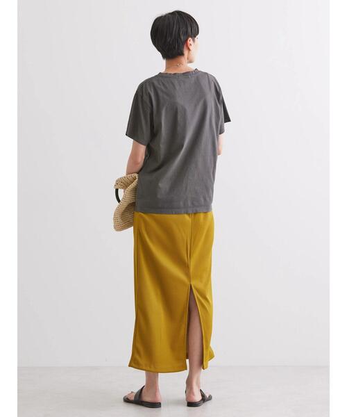 AMERICAN HOLIC(アメリカンホリック)の「リブタイトカットスカート(スカート・レディース・ブラック/マスタード/ブルー・S/M/L)」の19枚目の写真