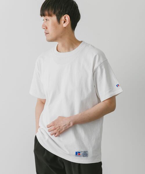 Russell Athletic(ラッセルアスレティック)の「『別注』RUSSELL ATHLETIC×DOORS USA Cotton Basic Tee(Tシャツ/カットソー・メンズ・ホワイト/グレー/ブラック・LARGE/MEDIUM/X-LARGE)」の5枚目の写真