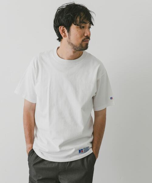 Russell Athletic(ラッセルアスレティック)の「『別注』RUSSELL ATHLETIC×DOORS USA Cotton Basic Tee(Tシャツ/カットソー・メンズ・ホワイト/グレー/ブラック・LARGE/MEDIUM/X-LARGE)」の10枚目の写真