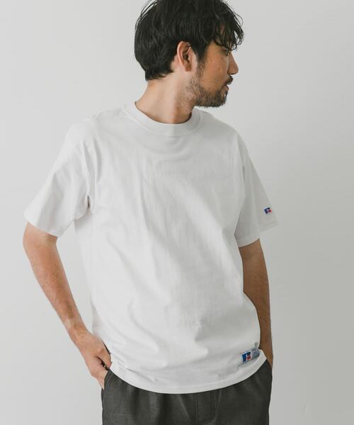 Russell Athletic(ラッセルアスレティック)の「『別注』RUSSELL ATHLETIC×DOORS USA Cotton Basic Tee(Tシャツ/カットソー・メンズ・ホワイト/グレー/ブラック・LARGE/MEDIUM/X-LARGE)」の12枚目の写真