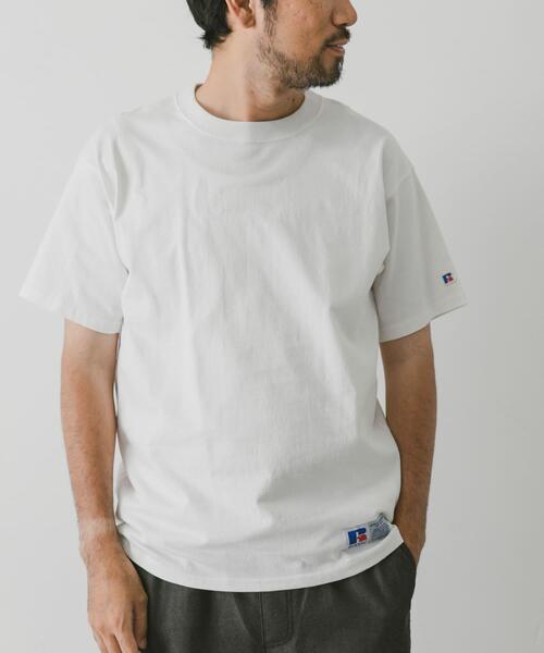 Russell Athletic(ラッセルアスレティック)の「『別注』RUSSELL ATHLETIC×DOORS USA Cotton Basic Tee(Tシャツ/カットソー・メンズ・ホワイト/グレー/ブラック・LARGE/MEDIUM/X-LARGE)」の13枚目の写真