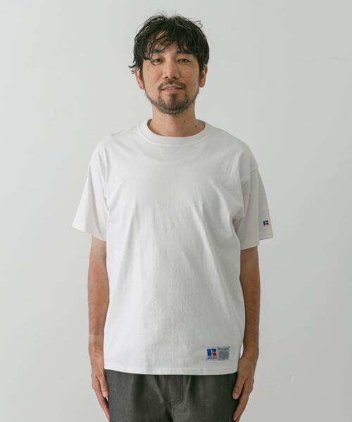 Russell Athletic(ラッセルアスレティック)の「『別注』RUSSELL ATHLETIC×DOORS USA Cotton Basic Tee(Tシャツ/カットソー・メンズ・ホワイト/グレー/ブラック・LARGE/MEDIUM/X-LARGE)」の16枚目の写真