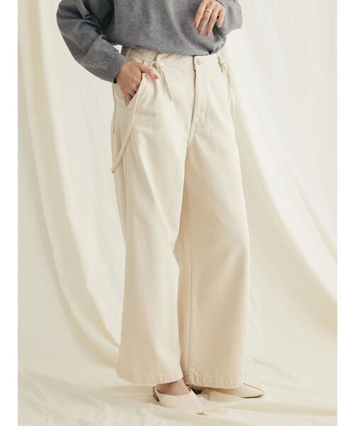 CRAFT STANDARD BOUTIQUE(クラフトスタンダードブティック)の「2WAYサロペット(その他パンツ・レディース・ブルー系その他/ダークインディゴブルー/ナチュラル・L/XL/M/S)」の5枚目の写真
