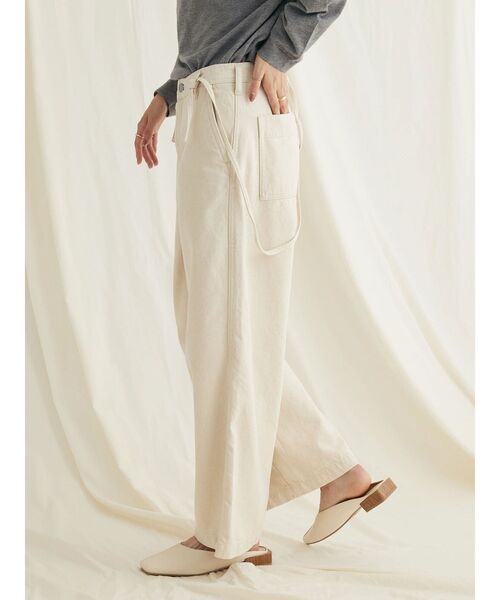 CRAFT STANDARD BOUTIQUE(クラフトスタンダードブティック)の「2WAYサロペット(その他パンツ・レディース・ブルー系その他/ダークインディゴブルー/ナチュラル・L/XL/M/S)」の6枚目の写真
