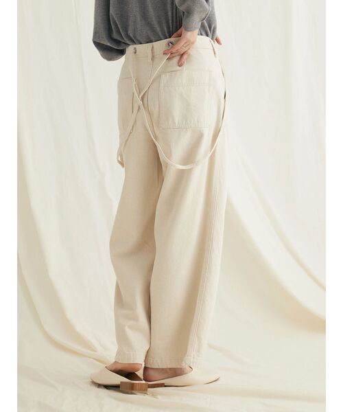 CRAFT STANDARD BOUTIQUE(クラフトスタンダードブティック)の「2WAYサロペット(その他パンツ・レディース・ブルー系その他/ダークインディゴブルー/ナチュラル・L/XL/M/S)」の7枚目の写真