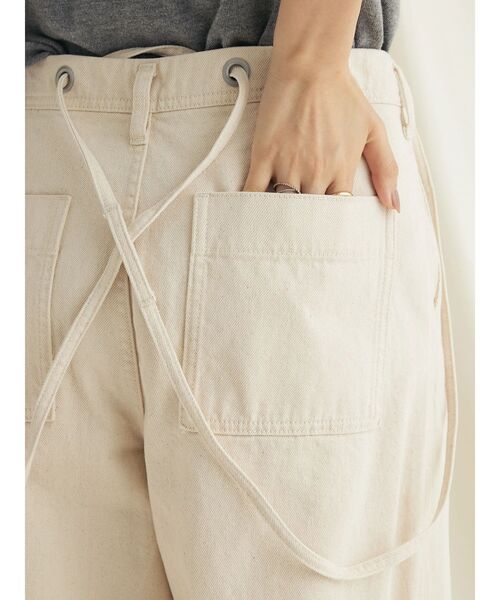 CRAFT STANDARD BOUTIQUE(クラフトスタンダードブティック)の「2WAYサロペット(その他パンツ・レディース・ブルー系その他/ダークインディゴブルー/ナチュラル・L/XL/M/S)」の10枚目の写真