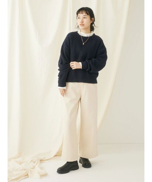 CRAFT STANDARD BOUTIQUE(クラフトスタンダードブティック)の「2WAYサロペット(その他パンツ・レディース・ブルー系その他/ダークインディゴブルー/ナチュラル・L/XL/M/S)」の19枚目の写真
