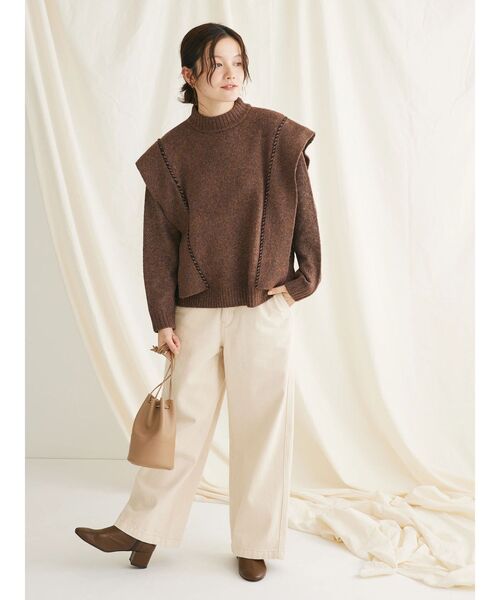 CRAFT STANDARD BOUTIQUE(クラフトスタンダードブティック)の「2WAYサロペット(その他パンツ・レディース・ブルー系その他/ダークインディゴブルー/ナチュラル・L/XL/M/S)」の21枚目の写真