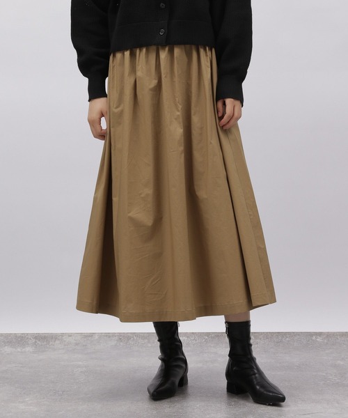 LAKOLE（ラコレ）の「タイプライターフレアスカート / 972308（スカート・レディース・ダークグリーン/ベージュ/ブラック・SMALL/MEDIUM）」の3枚目の写真