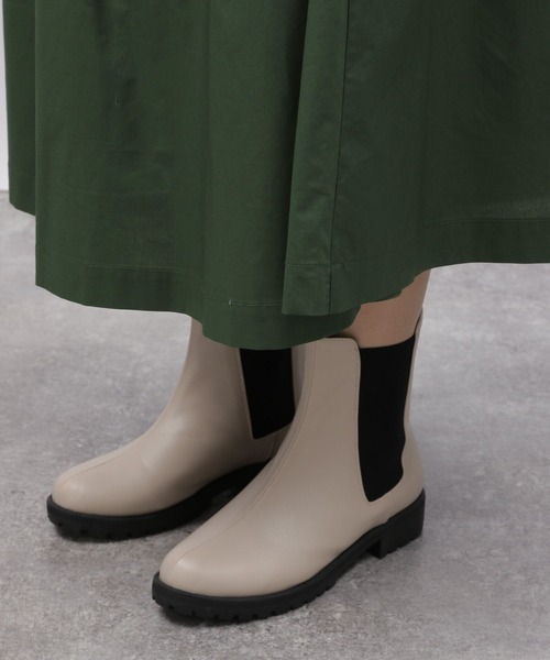 LAKOLE（ラコレ）の「タイプライターフレアスカート / 972308（スカート・レディース・ダークグリーン/ベージュ/ブラック・SMALL/MEDIUM）」の5枚目の写真