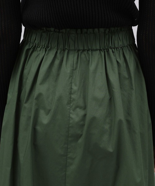 LAKOLE（ラコレ）の「タイプライターフレアスカート / 972308（スカート・レディース・ダークグリーン/ベージュ/ブラック・SMALL/MEDIUM）」の6枚目の写真