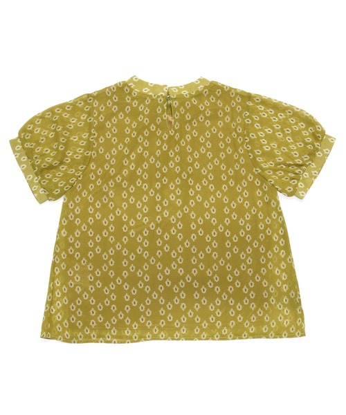 TOKYO SHIRTS(トウキョウシャツ)の「スタンドカラー 半袖ブラウス(シャツ/ブラウス・レディース・ネイビー/ホワイト/ライトイエロー・M/L)」の2枚目の写真