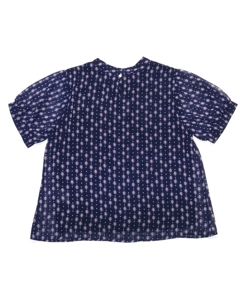 TOKYO SHIRTS(トウキョウシャツ)の「スタンドカラー 半袖ブラウス(シャツ/ブラウス・レディース・ネイビー/ホワイト/ライトイエロー・M/L)」の16枚目の写真