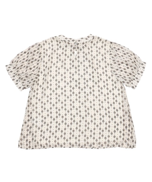 TOKYO SHIRTS(トウキョウシャツ)の「スタンドカラー 半袖ブラウス(シャツ/ブラウス・レディース・ネイビー/ホワイト/ライトイエロー・M/L)」の13枚目の写真