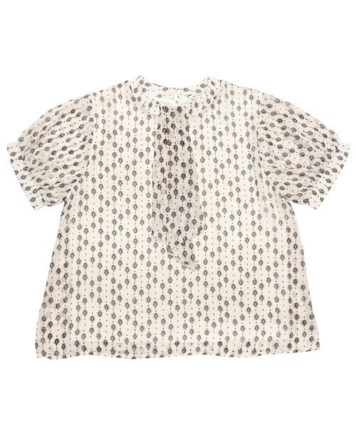 TOKYO SHIRTS(トウキョウシャツ)の「スタンドカラー 半袖ブラウス(シャツ/ブラウス・レディース・ネイビー/ホワイト/ライトイエロー・M/L)」の22枚目の写真