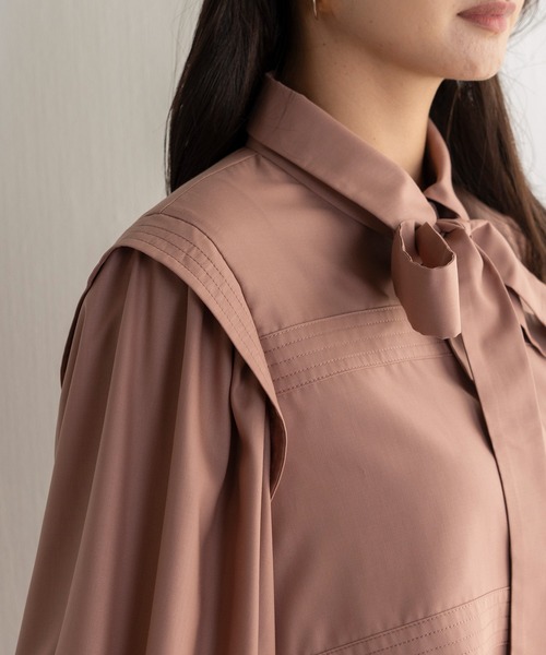 WOMEN】コットンボウタイブラウス｜OLD ENGLAND OFFICIAL ONLINE