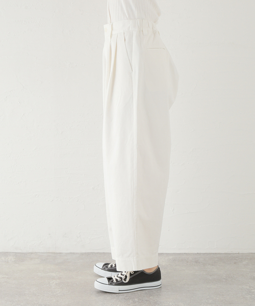 JOURNAL STANDARD LUXE（ジャーナルスタンダード　ラックス）の「ハイカウントチノ レプリパンツ（チノパンツ・レディース・ベージュ/ホワイト・SMALL/MEDIUM）」の12枚目の写真