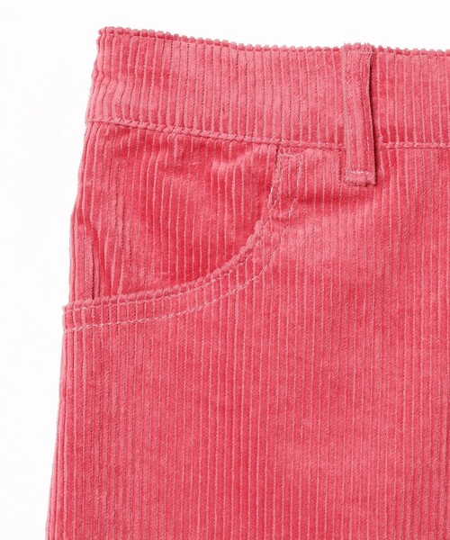こども ビームス(コドモビームス)の「PICCADILLY × こども ビームス / 別注 コーデュロイ スカート 23(100~150cm)(スカート・キッズ・コーラルピンク/ゴールド系・110/120/130/140/150)」の3枚目の写真