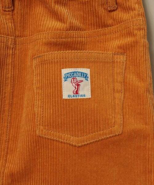 こども ビームス(コドモビームス)の「PICCADILLY × こども ビームス / 別注 コーデュロイ スカート 23(100~150cm)(スカート・キッズ・コーラルピンク/ゴールド系・110/120/130/140/150)」の7枚目の写真
