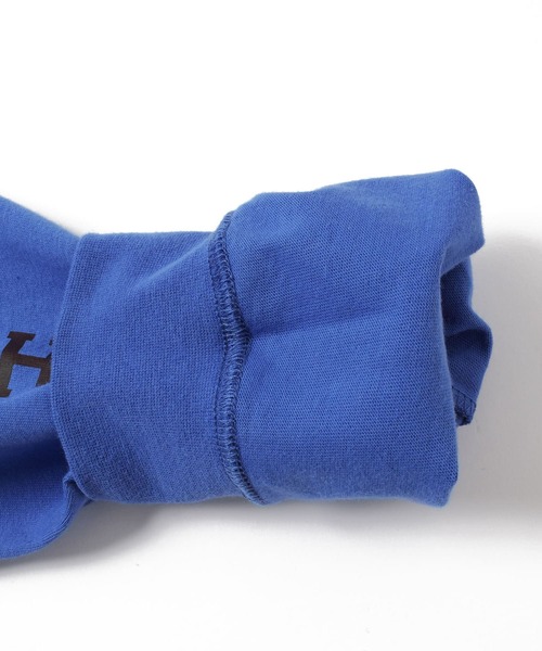 GLAZOS（グラソス）の「USAコットン・袖ロゴプリントビッグ長袖Tシャツ（その他トップス・キッズ・ブラック/ホワイト/ブルー・150cm/160cm/170cm/140cm）」の12枚目の写真