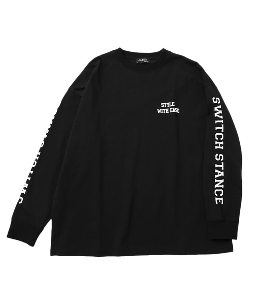 GLAZOS（グラソス）の「USAコットン・袖ロゴプリントビッグ長袖Tシャツ（その他トップス・キッズ・ブラック/ホワイト/ブルー・150cm/160cm/170cm/140cm）」の18枚目の写真