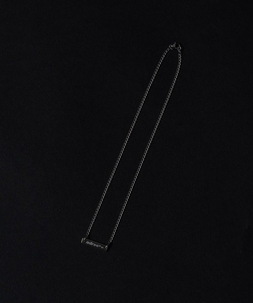 adree（アドリー）の「rhinestone metal plate chain necklace / ラインストーンメタルプレートチェーンネックレス（ネックレス・レディース・シルバー/ゴールド・FREE）」の8枚目の写真