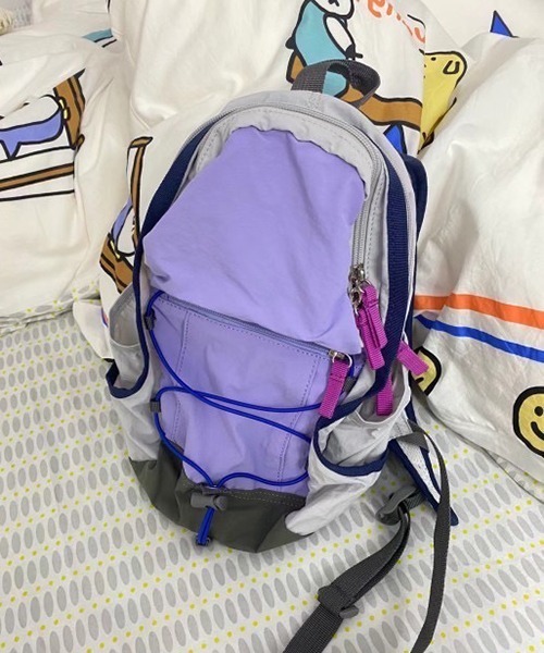 ROOPTOKYO（ループトウキョウ）の「COLOR MINI BACKPACK/カラーミニバックパック（バックパック/リュック・レディース・クリーム/グレー/パープル・ONE SIZE）」の12枚目の写真