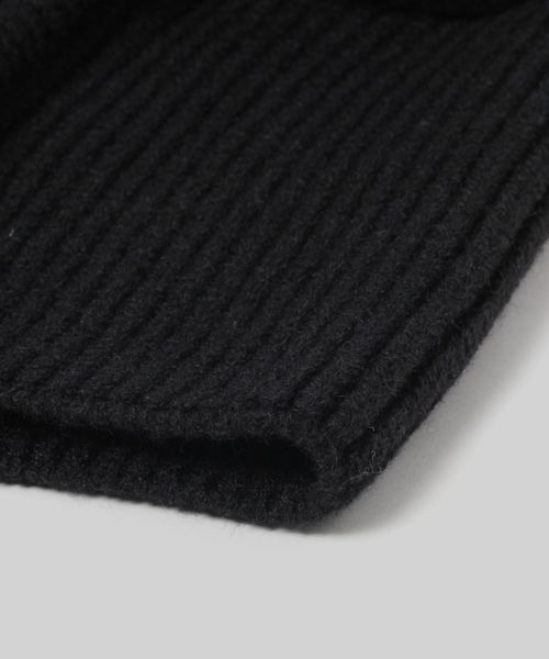 JEANASIS（ジーナシス）の「ZIPニットバラクラバ/968634（ネックウォーマー/スヌード・レディース・ブラック/ホワイト/ブルー・FREE）」の9枚目の写真