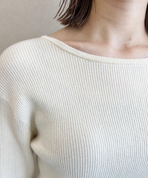 studio CLIP(スタディオクリップ)の「《days》12ゲージリブプルオーバー(ニット/セーター・レディース・オレンジ/ブラウン/その他1/オフホワイト・LARGE/MEDIUM)」の11枚目の写真