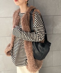 y/m by misato | プードルボアベスト(ベスト)