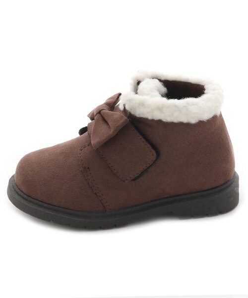 apres les cours（アプレレクール）の「ベルト付きブーツ（ブーツ・キッズ・ピンク/ブラウン・18/17/16/14/15 /19）」の5枚目の写真