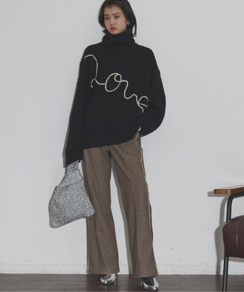 THE YOn（ザヨン）の「グリッターシャギーニットミニバッグ（ハンドバッグ・レディース・シルバー/ブラック/ブラック×ゴールド/ホワイト×ゴールド・FREE）」の15枚目の写真