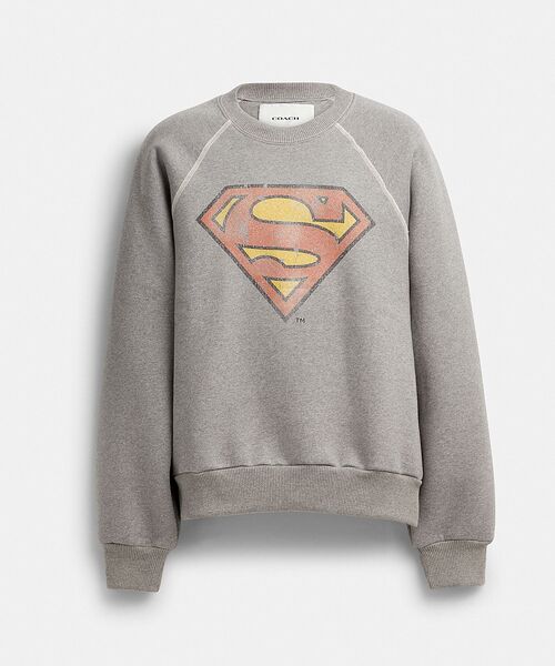 COACH(コーチ)の「【COACH X DC SUPERMAN】 クルーネック(スウェット・メンズ・グレー系その他・MEDIUM)」の2枚目の写真