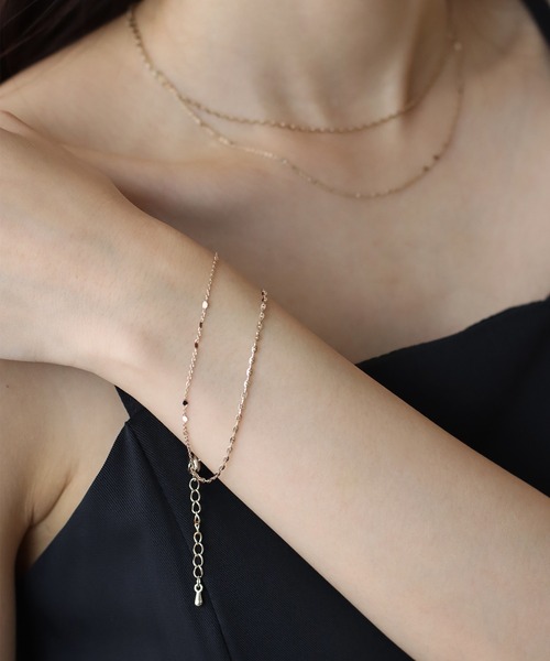 BLUEEAST（ブルーイースト）の「スパークルチェーンブレスレット / ニッケルフリー（ブレスレット・レディース・ゴールド/シルバー・FREE）」の2枚目の写真