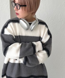 モヘアライクボーダーニット【ZOZOTOWN限定アイテム】