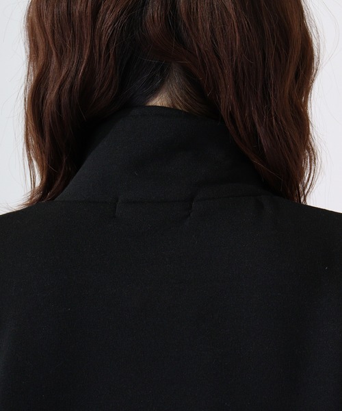 FUNALIVE（ファンアライブ）の「High neck brushed lining half zip sweatshirt / ハイネック裏起毛 ハーフジップスウェット unisex（スウェット・メンズ・ヘザーチャコール/グレイッシュベージュ/ブラック/パープル/オートミール・M/L/XL）」の21枚目の写真