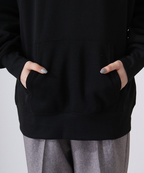 FUNALIVE（ファンアライブ）の「High neck brushed lining half zip sweatshirt / ハイネック裏起毛 ハーフジップスウェット unisex（スウェット・メンズ・ヘザーチャコール/グレイッシュベージュ/ブラック/パープル/オートミール・M/L/XL）」の22枚目の写真
