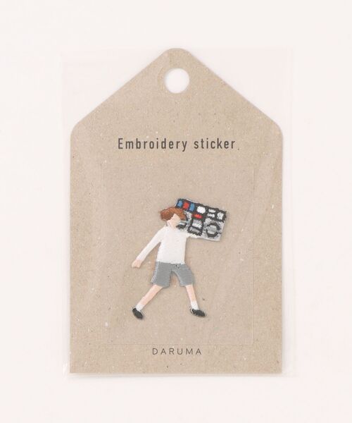 studio CLIP（スタディオクリップ）の「【daily CLIP】刺繍ステッカー モチーフ（その他雑貨・レディース・その他5/その他2/その他8/その他7/その他3/その他4/その他6/その他1/その他9/オフホワイト/ホワイト/ライトグレー/シルバーグレー/サンドグレー/スモーク/ダークグレー/チャコール/ブラック/グレー・FREE）」の8枚目の写真