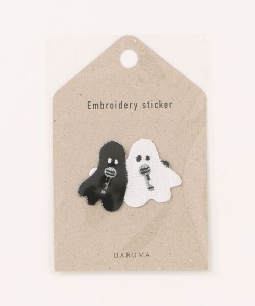 studio CLIP（スタディオクリップ）の「【daily CLIP】刺繍ステッカー モチーフ（その他雑貨・レディース・その他5/その他2/その他8/その他7/その他3/その他4/その他6/その他1/その他9/オフホワイト/ホワイト/ライトグレー/シルバーグレー/サンドグレー/スモーク/ダークグレー/チャコール/ブラック/グレー・FREE）」の7枚目の写真